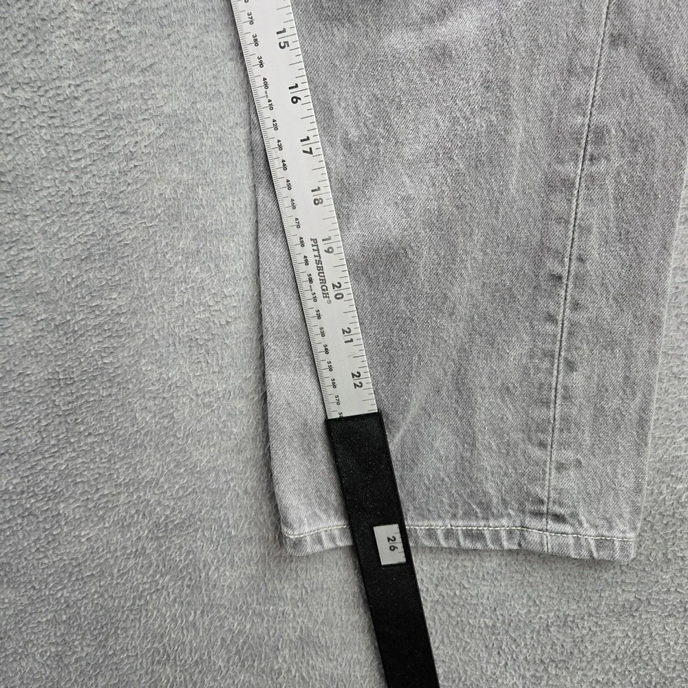 Levi's 501 XX Men Jeans 34X30 Gray Denim Straight Fit 26" Inseam Y2K - Picture 9 of 12